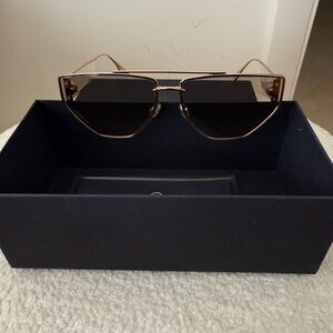 Dior gold transparent sunglasses (new)
